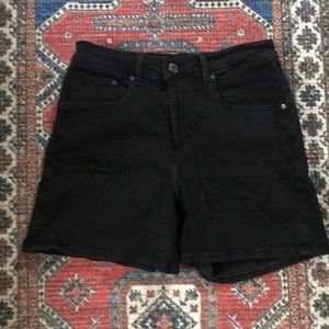&denim Black Shorts size 8